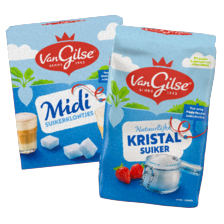 Van Gilse kristalsuiker of suikerklontjes
